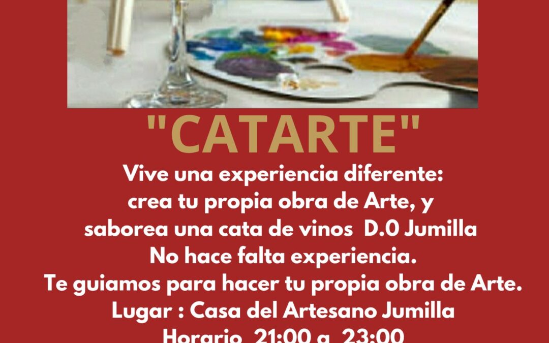 ¡Atrévete a un CatArte , fusión de vino y arte!