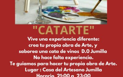 ¡Atrévete a un CatArte , fusión de vino y arte!